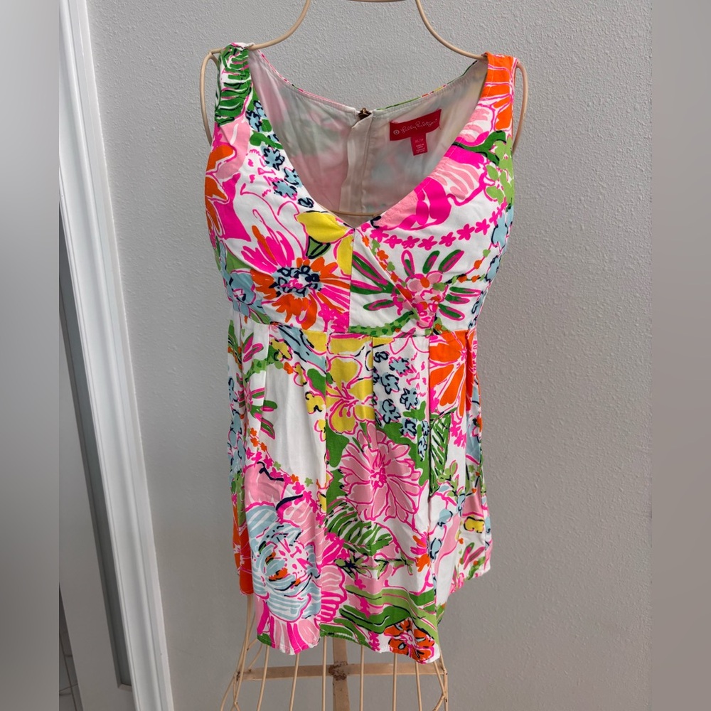 Lilly Pulitzer (for Target) Size XS Bright Nosey Posey Top